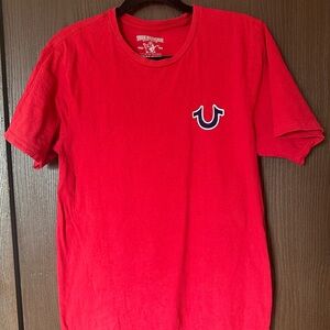 True Religion Bold Red Short Sleeve Tee